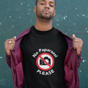 Camiseta No Paparazzi, por favor - Sin fotografía