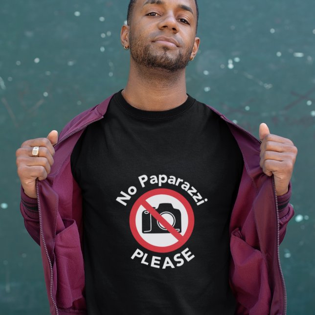 Camiseta No Paparazzi, por favor - Sin fotografía (Subido por el creador)