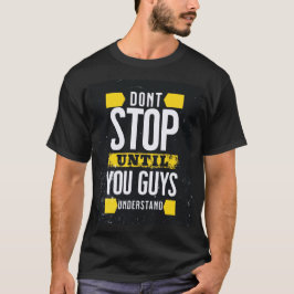 Camiseta no parar