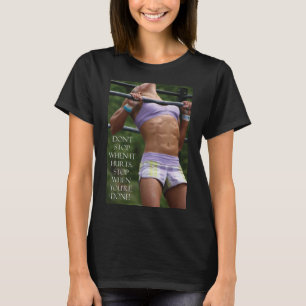 Camiseta No parar - Motivación de la construcción de cuerpo