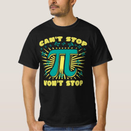 Camiseta No parará el Pi Day 3.14 Gracioso