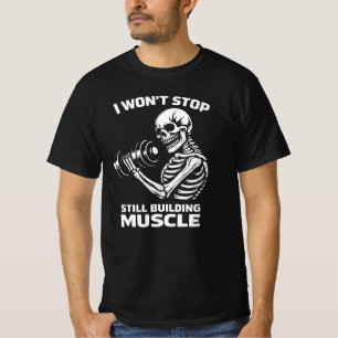 Camiseta No Pararé - Sigo Construyendo Músculo Levantando E