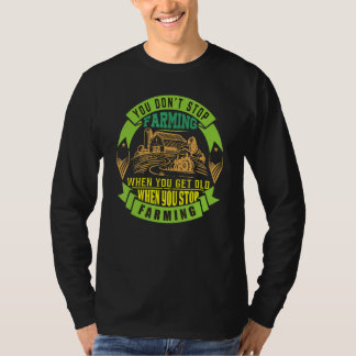 Camiseta No Paras El Agricultor Local Patriótico Arte De La