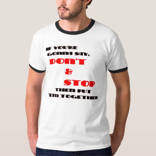 CAMISETA NO PARE (Anverso)
