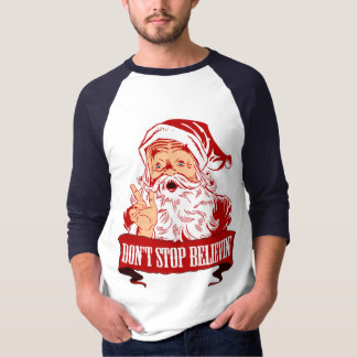 Camiseta No pare el creer en Santa