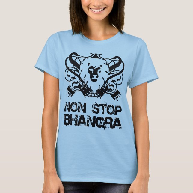 Camiseta No pare el logotipo de Bhnagra (clásico) (Anverso)