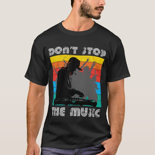 Camiseta No pares la música (Anverso)