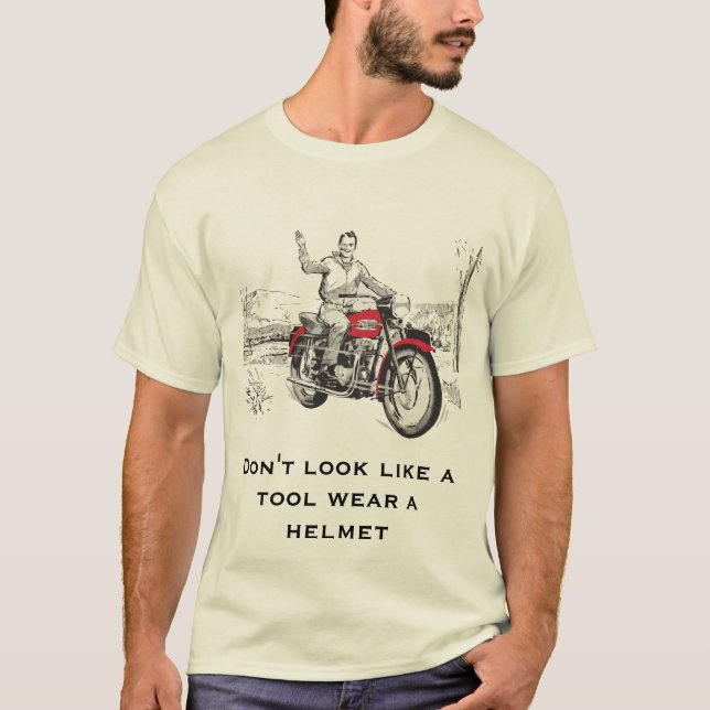 Camiseta No parezca un desgaste de la herramienta un casco (Anverso)