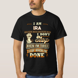 CAMISETA NO PARO CUANDO ESTOY CANSADO PARO CUANDO YO