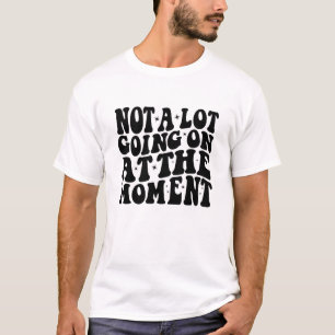 Camiseta No Pasa Mucho En Este Momento, divertido perezoso