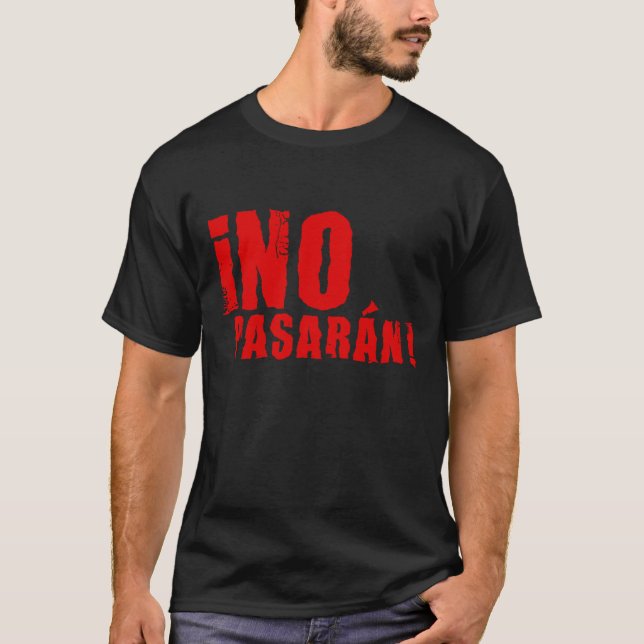 Camiseta no pasaran (Anverso)