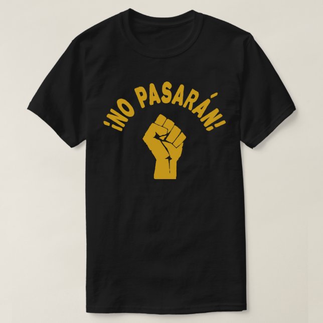 Camiseta No Pasarán - No Pasarán (Diseño del anverso)