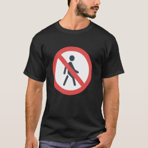 Camiseta No peatones