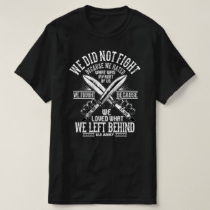 Camiseta no peleamos porque odiábamos el día de los veteran