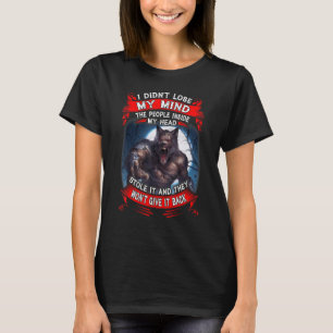 Camiseta No perdí mi mente la gente dentro de mi cabeza st