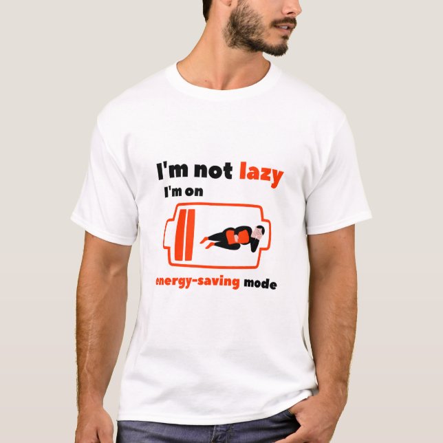 Camiseta no perezosa (Anverso)