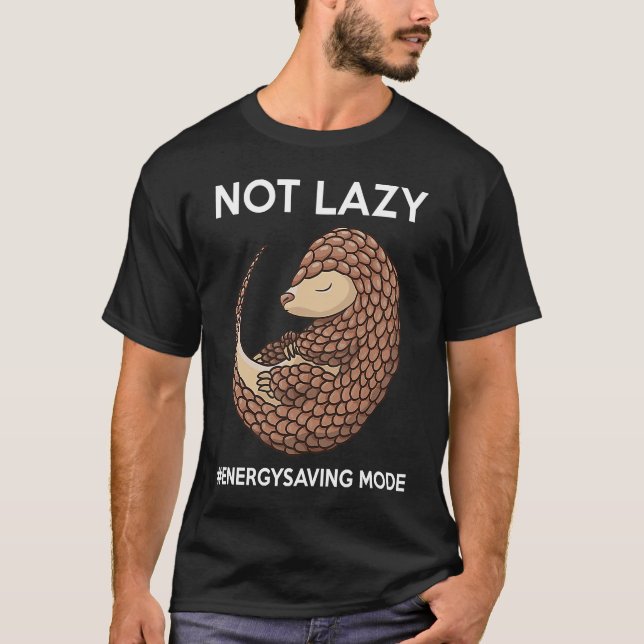 Camiseta No perezoso modo de ahorro de energía perezoso Pan (Anverso)