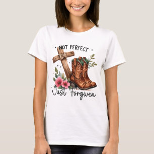 Camiseta No perfecto sólo perdonado