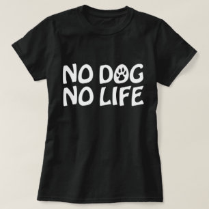 CAMISETA NO PERRO NO CAMPO DE VIDA