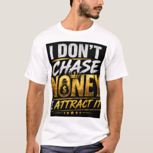 Camiseta No persigo el dinero, lo atraigo – Bold Street Sty