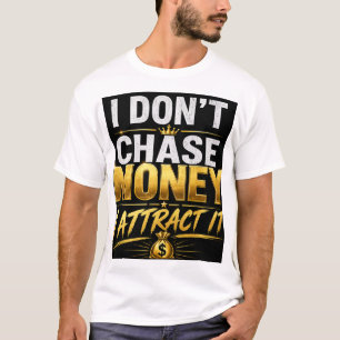 Camiseta No persigo el dinero, lo atraigo – Sucursal de luj