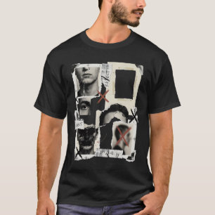 Camiseta No Pertenecen Collage De Retrato Fragmentado