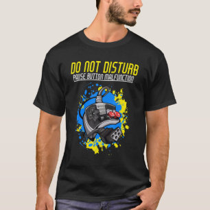 Camiseta No perturbar el fallo de funcionamiento del botón 