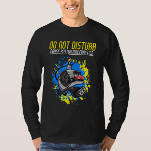Camiseta No perturbar el fallo de funcionamiento del botón