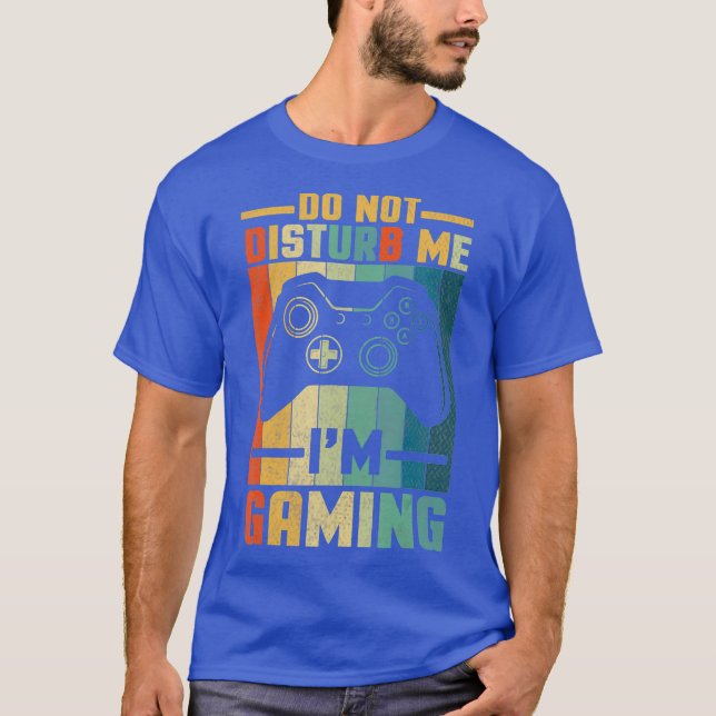 Camiseta No Perturbe A Im Gaming Video Gamer Para Niños (Anverso)