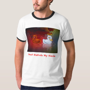 Camiseta No perturbe mis círculos