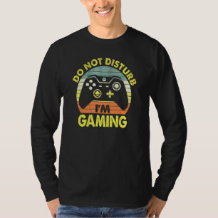 Camiseta No Perturben A Im Gaming Humorístico Video Naciona