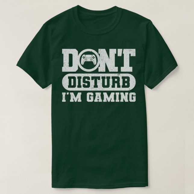 Camiseta No Perturben El Juego De Im 1 (Diseño del anverso)