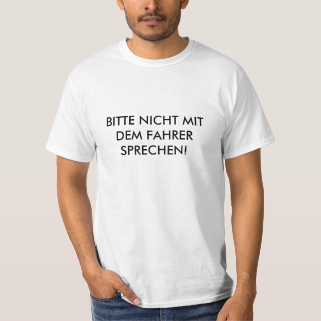 Camiseta NO pide CON EL CONDUCTOR HABLADO! (Anverso)