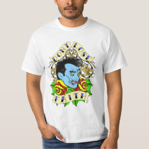 CAMISETA NO PIERDA AL ZOMBI PUNKY DEL TATUAJE DE LA NUEVA
