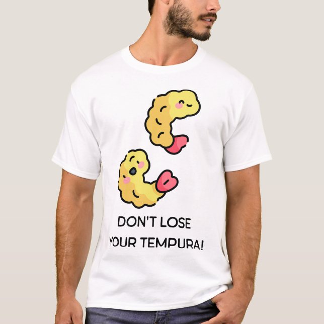 Camiseta No pierdas tu juego de palabras de Tempura (Anverso)