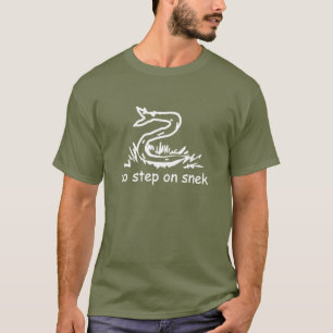 Camiseta No pisar a la serpiente memes parodia de Gadsden S