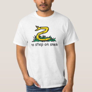 Camiseta No pisar en memes de serpiente parodia de Gadsden 