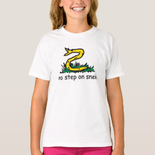 Camiseta No pisar en snek memes parodia de Gadsden SnekRigh