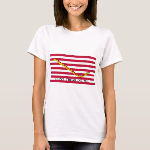 Camiseta No Pisarás en Mi US Naval Jack