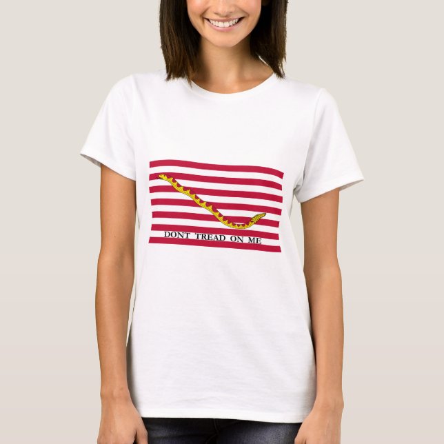 Camiseta No Pisarás en Mi US Naval Jack (Anverso)