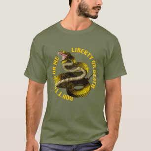 Camiseta No Pisaré La Bandera De Gadsden De La Segunda Enmi