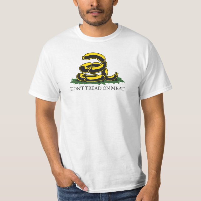 Camiseta No pise en meme divertido de la parodia de la (Anverso)