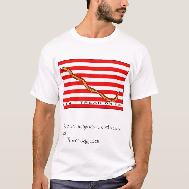 Camiseta No pise en mí (Anverso)