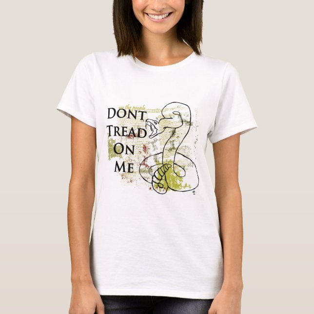 Camiseta No pise en mí (Anverso)