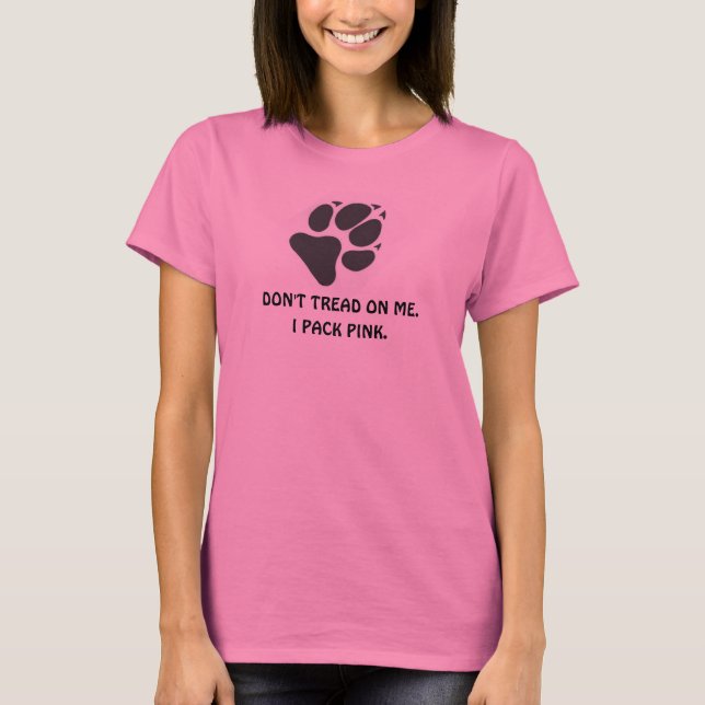 Camiseta No pise en mí (Anverso)