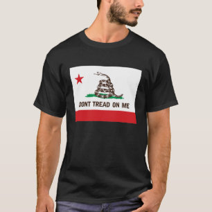 CAMISETA NO PISE EN MÍ -- BANDERA DEL ESTADO DE CALIFORNIA