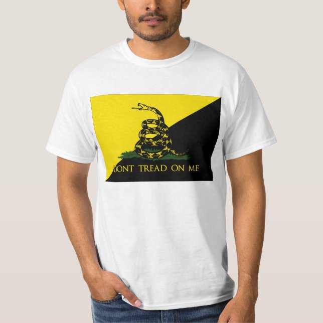 Camiseta No pise en mí la bandera del anarquista (Anverso)