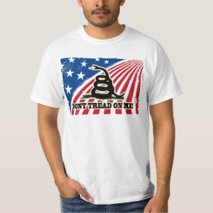 Camiseta No pise en mí patriótico