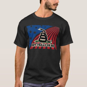 Camiseta No pise en mí patriótico