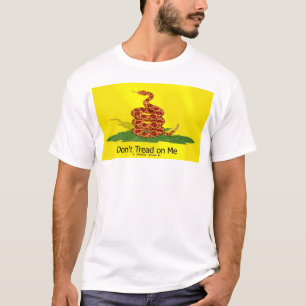 Camiseta No pise en mí, yo muerden detrás